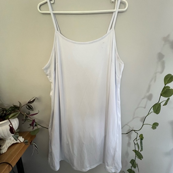 White eyelet dress with slip (2x) - Picture 6 of 8